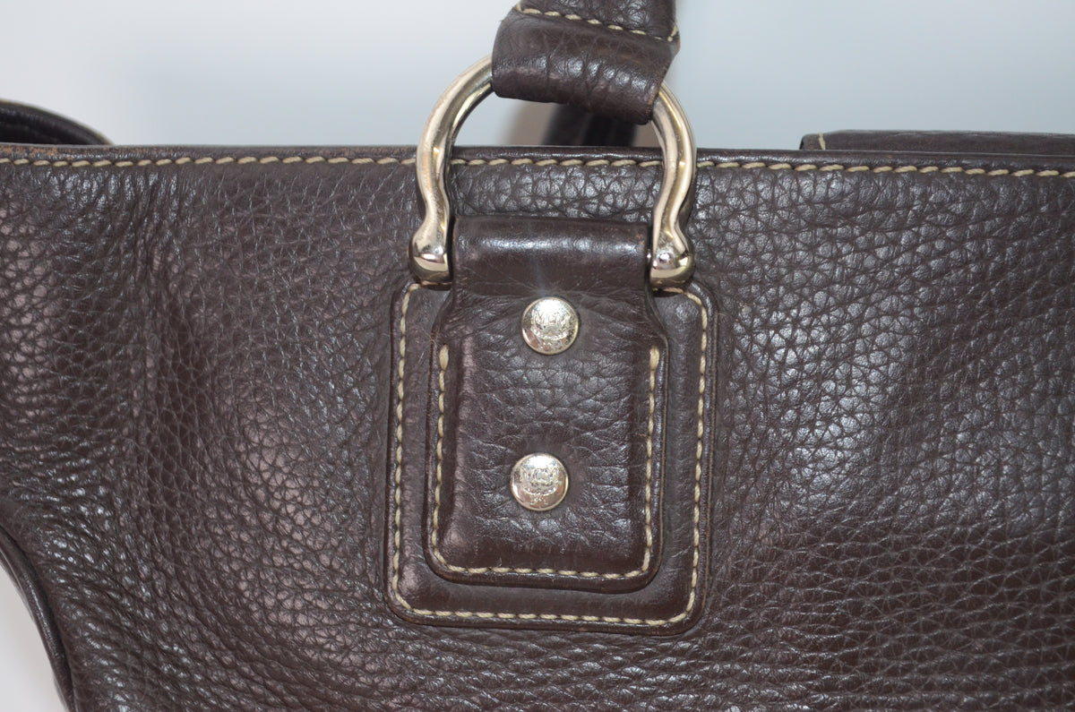MCM Leder Tote Bag Braun