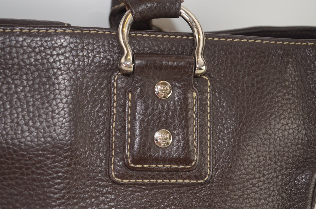 MCM Leder Tote Bag Braun
