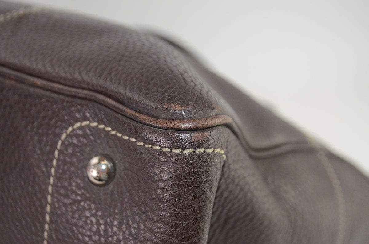 MCM Leder Tote Bag Braun