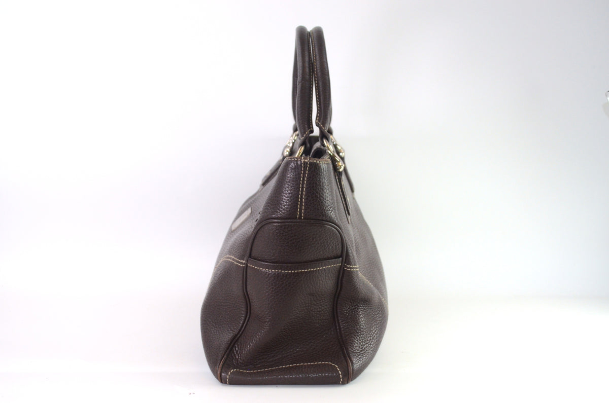 MCM Leder Tote Bag Braun