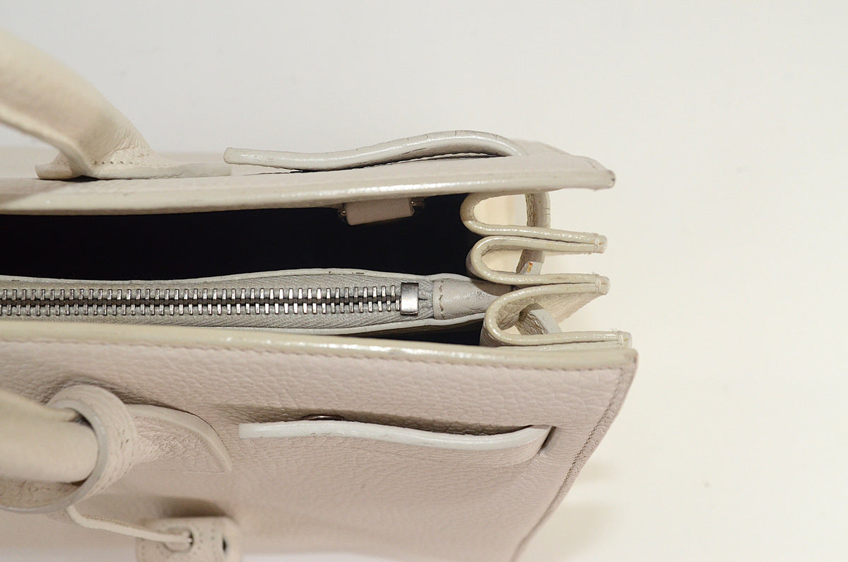 Saint Laurent Sac de Jour Handtasche Weiß
