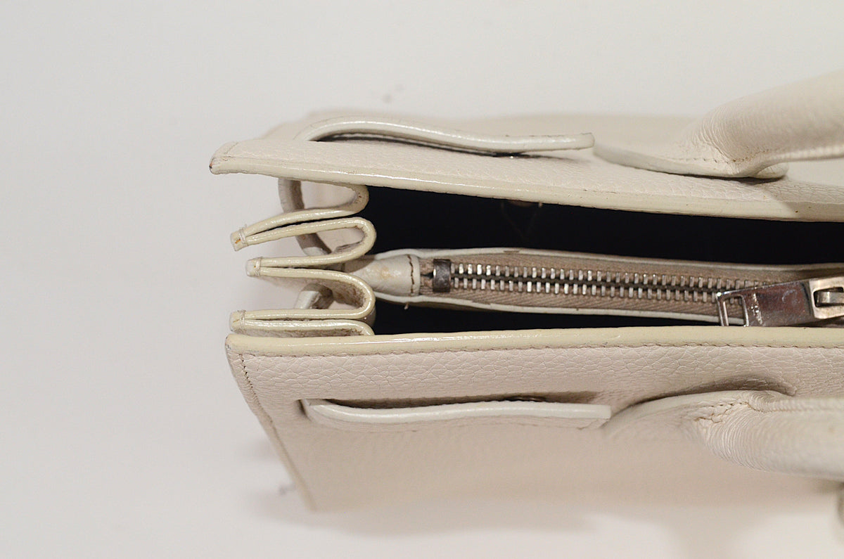 Saint Laurent Sac de Jour Handtasche Weiß