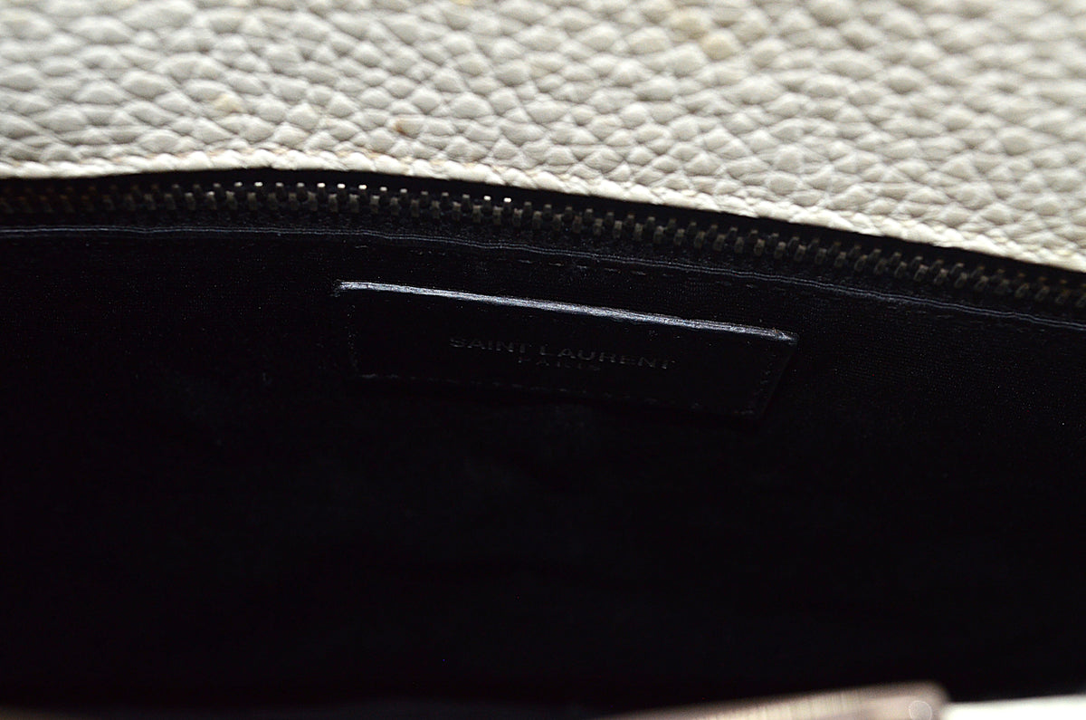 Saint Laurent Sac de Jour Handtasche Weiß