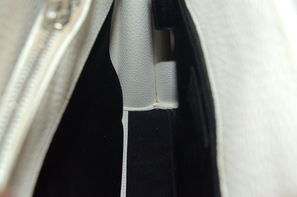 Saint Laurent Sac de Jour Handtasche Weiß