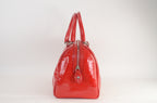 Dior Trotter Boston Bag Lackleder Rot