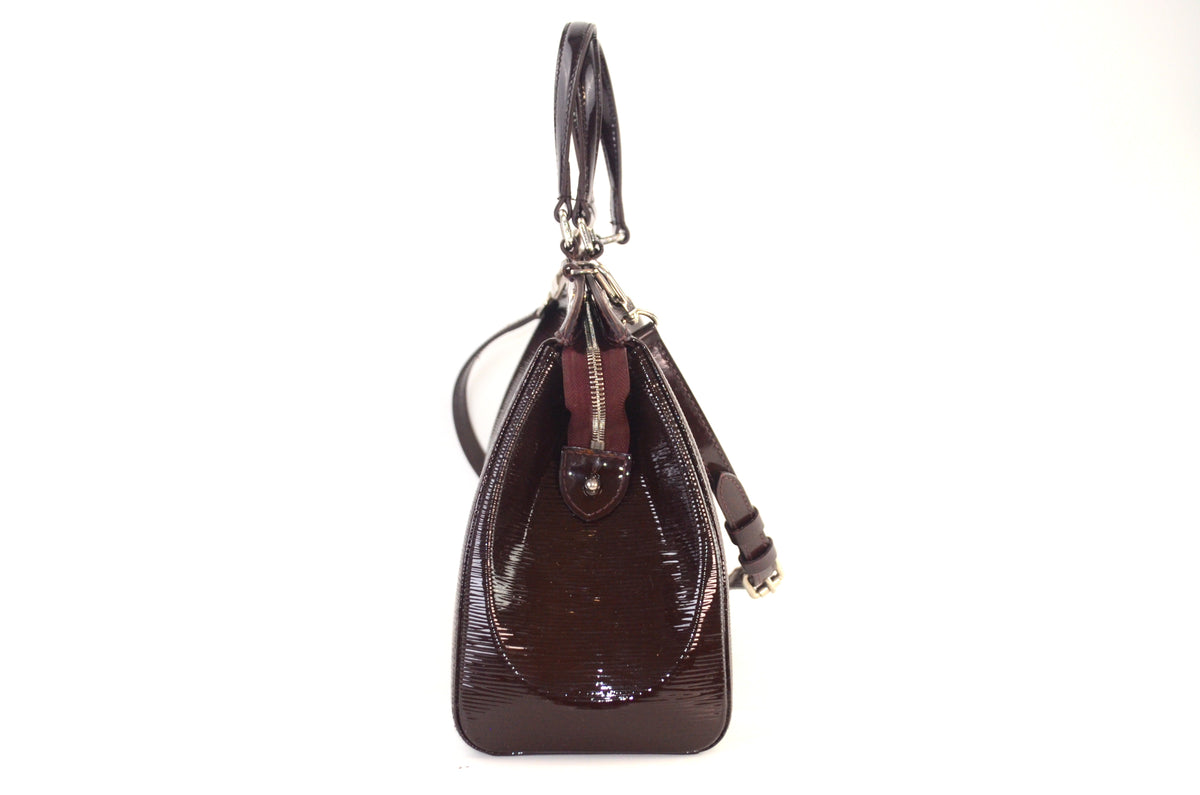 Louis Vuitton Brea MM Epi Electric Prune Bordeaux