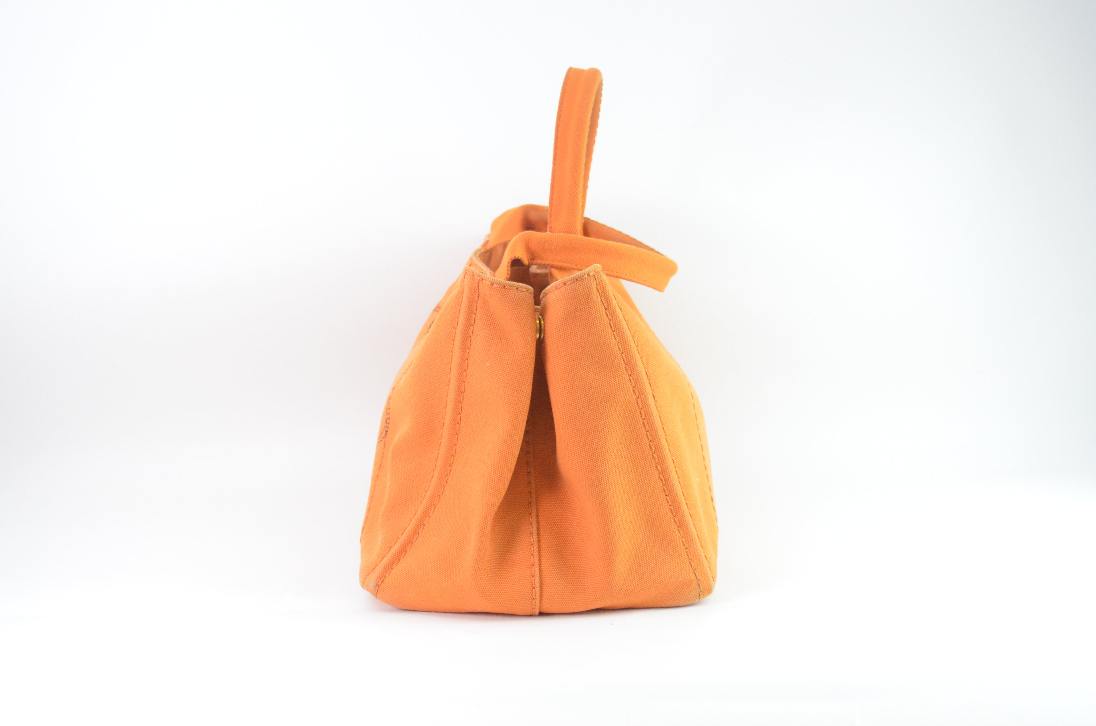 Prada Canapa Canvas Handtasche Orange