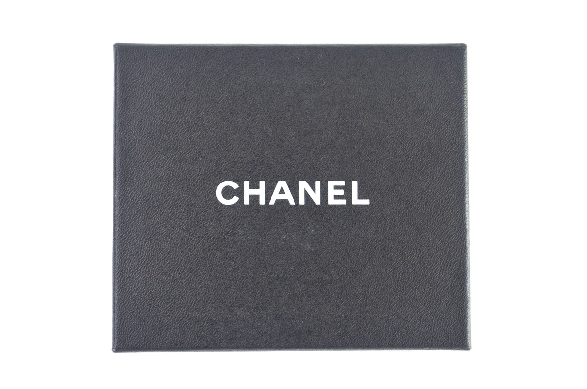 Chanel Caviar CC Flap Coin Purse Schwarz