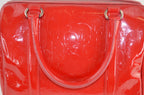 Dior Trotter Boston Bag Lackleder Rot