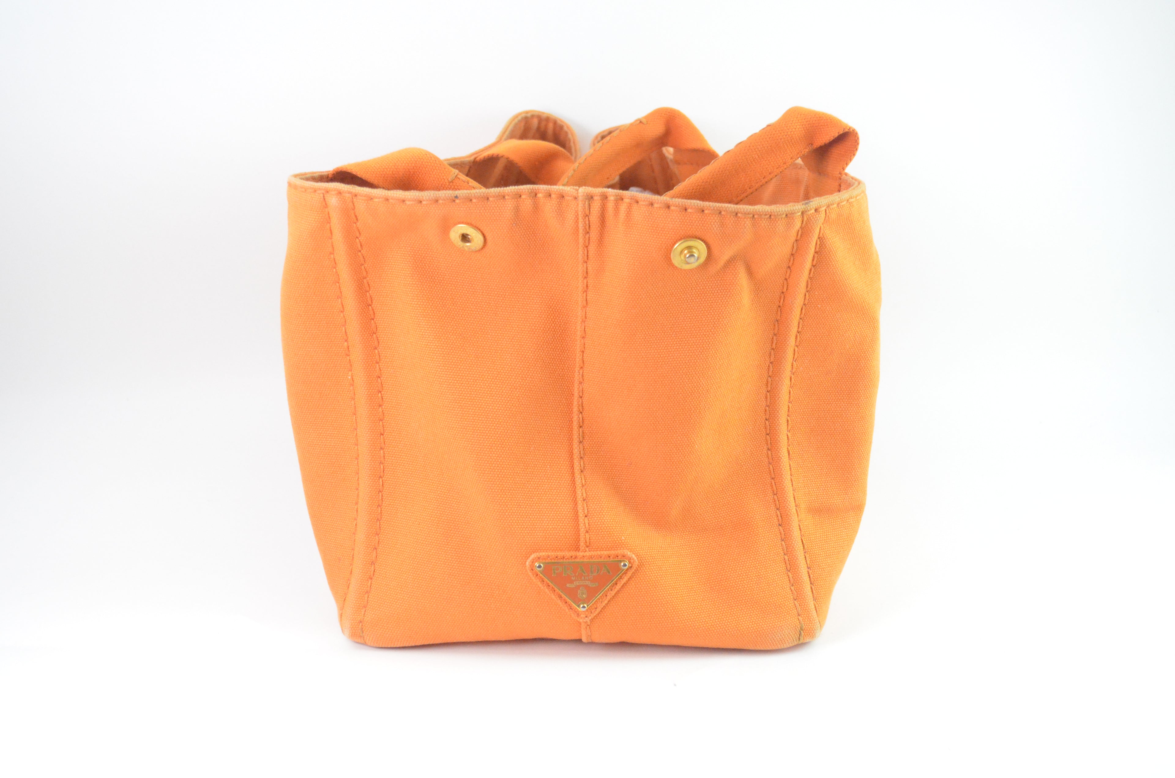 Prada Canapa Canvas Handtasche Orange