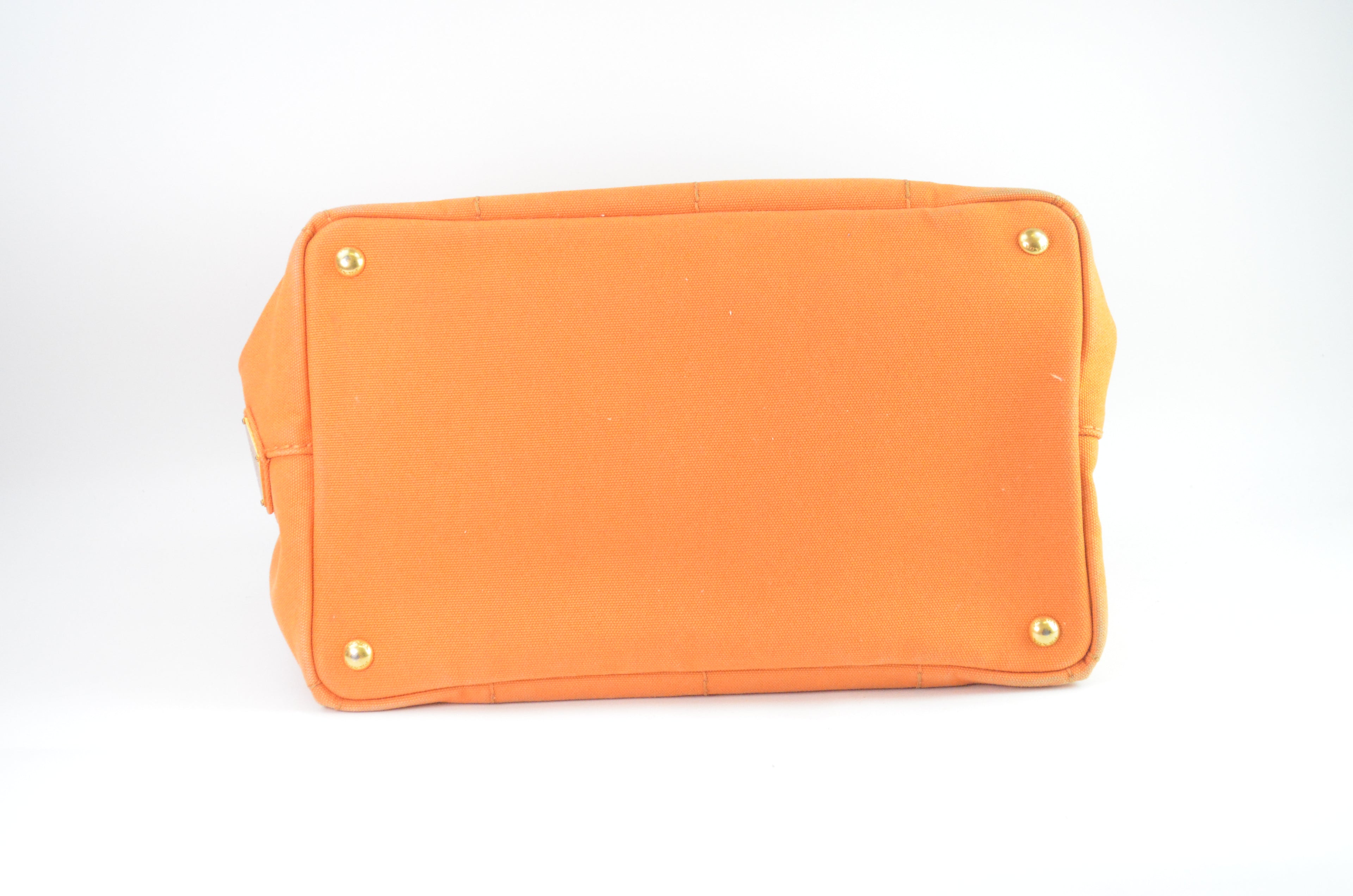 Prada Canapa Canvas Handtasche Orange