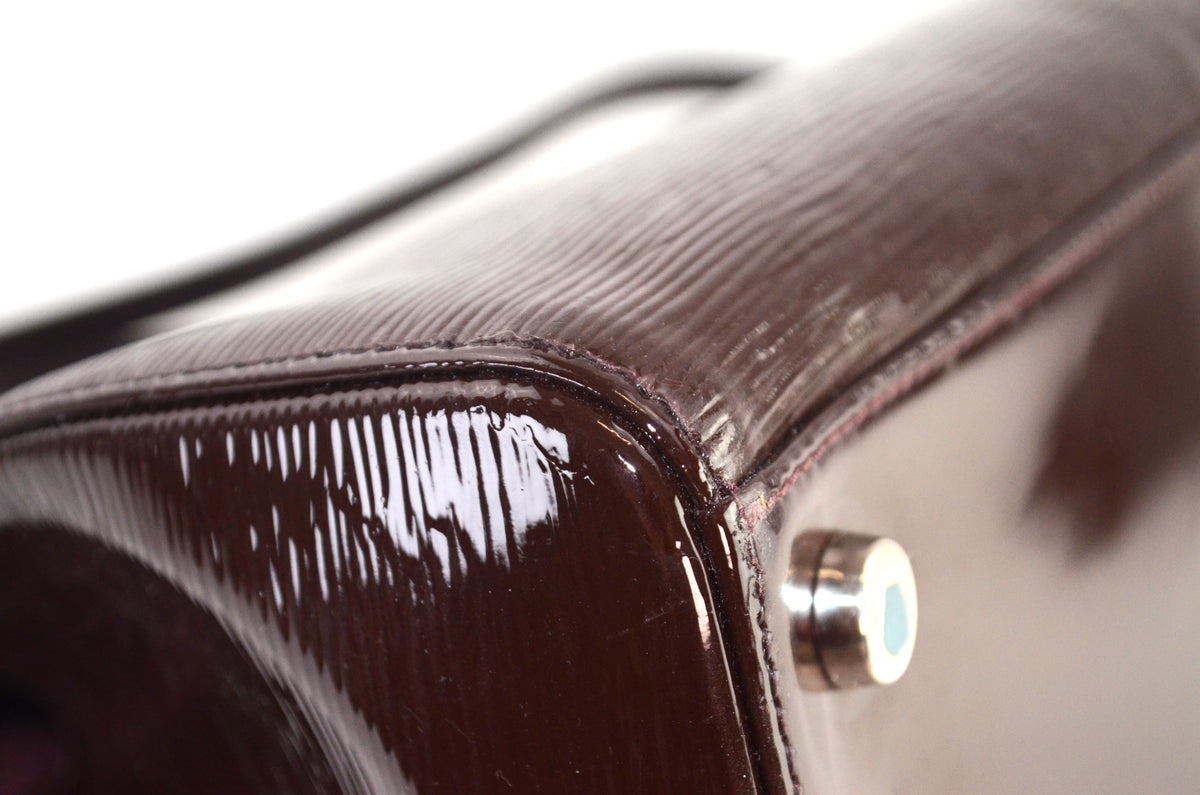 Louis Vuitton Brea MM Epi Electric Prune Bordeaux