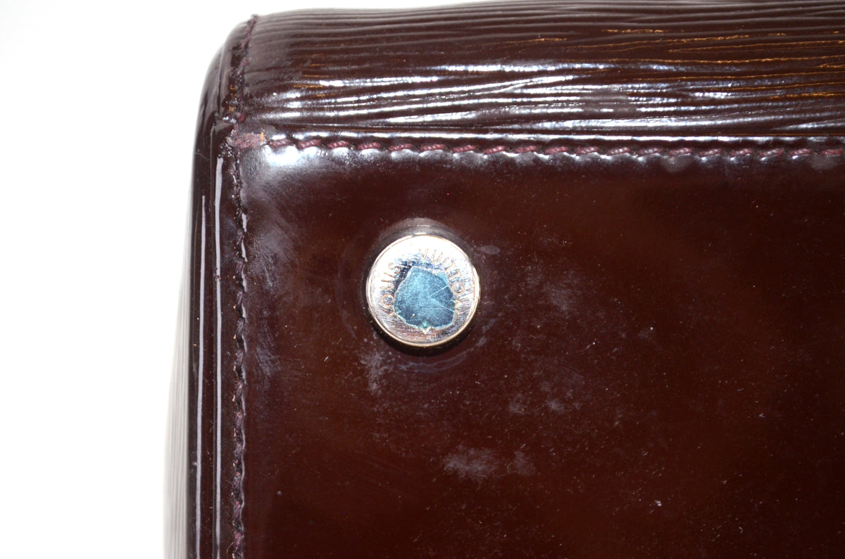Louis Vuitton Brea MM Epi Electric Prune Bordeaux