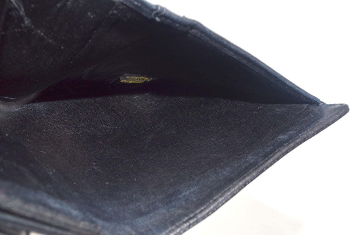 Chanel Caviar CC Flap Coin Purse Schwarz