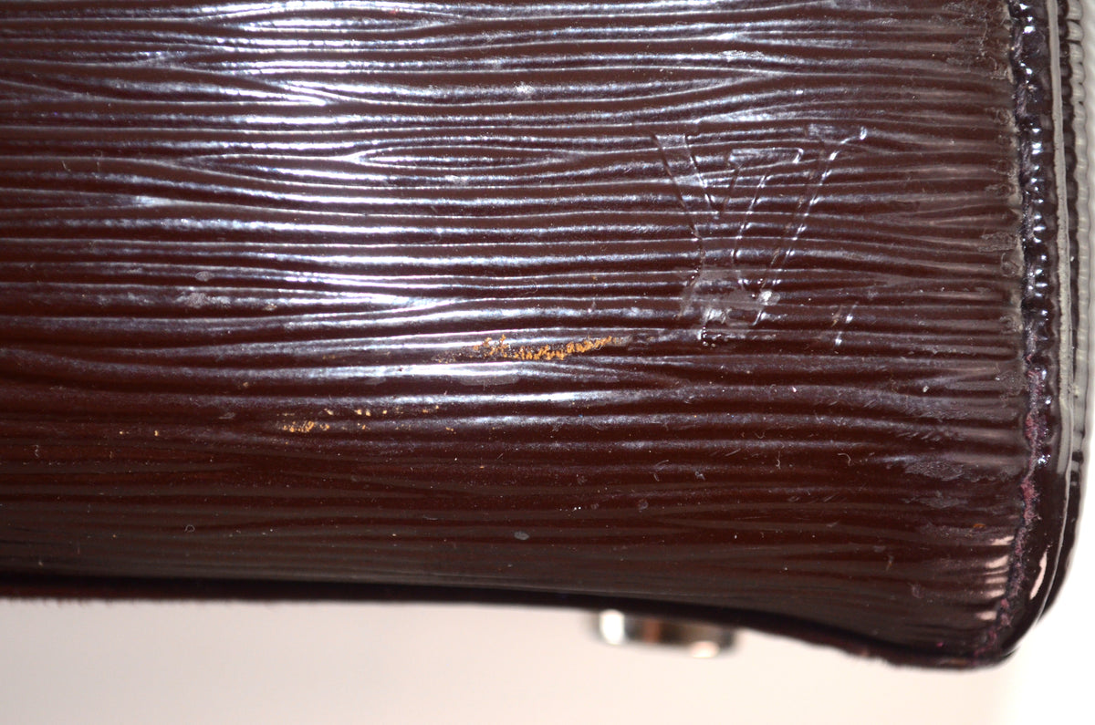 Louis Vuitton Brea MM Epi Electric Prune Bordeaux