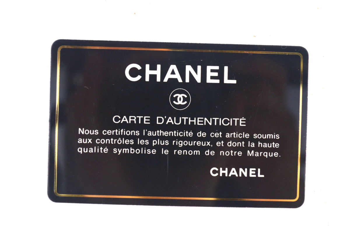Chanel Caviar CC Flap Coin Purse Schwarz