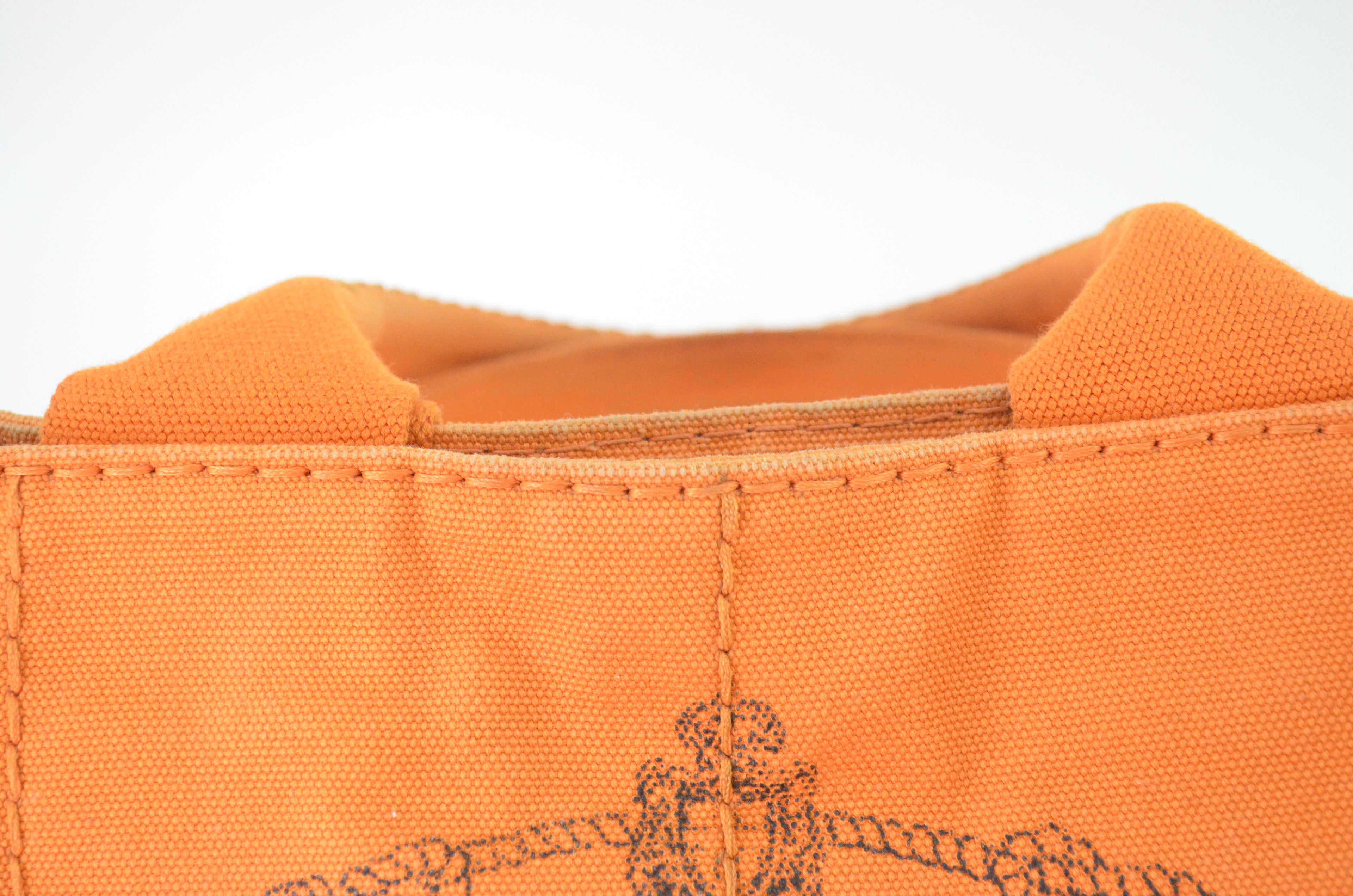 Prada Canapa Canvas Handtasche Orange