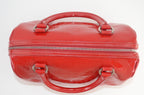 Dior Trotter Boston Bag Lackleder Rot