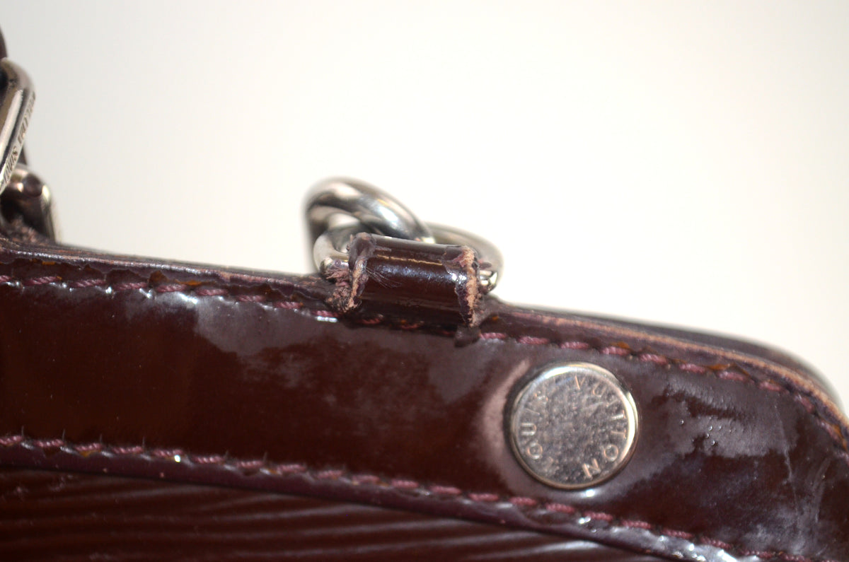 Louis Vuitton Brea MM Epi Electric Prune Bordeaux