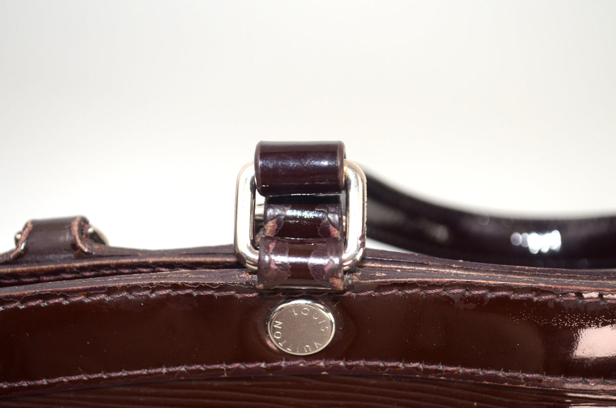Louis Vuitton Brea MM Epi Electric Prune Bordeaux