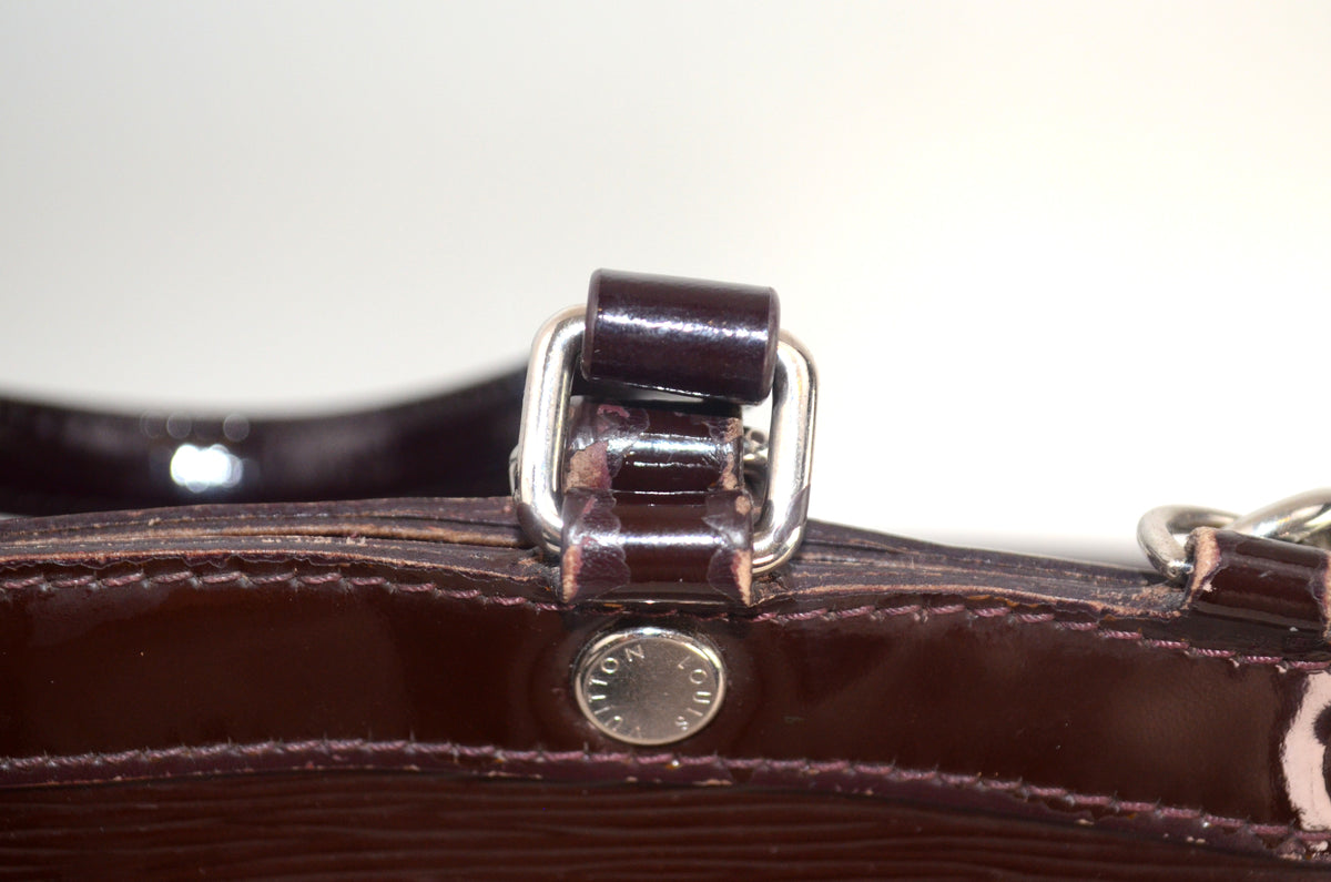 Louis Vuitton Brea MM Epi Electric Prune Bordeaux