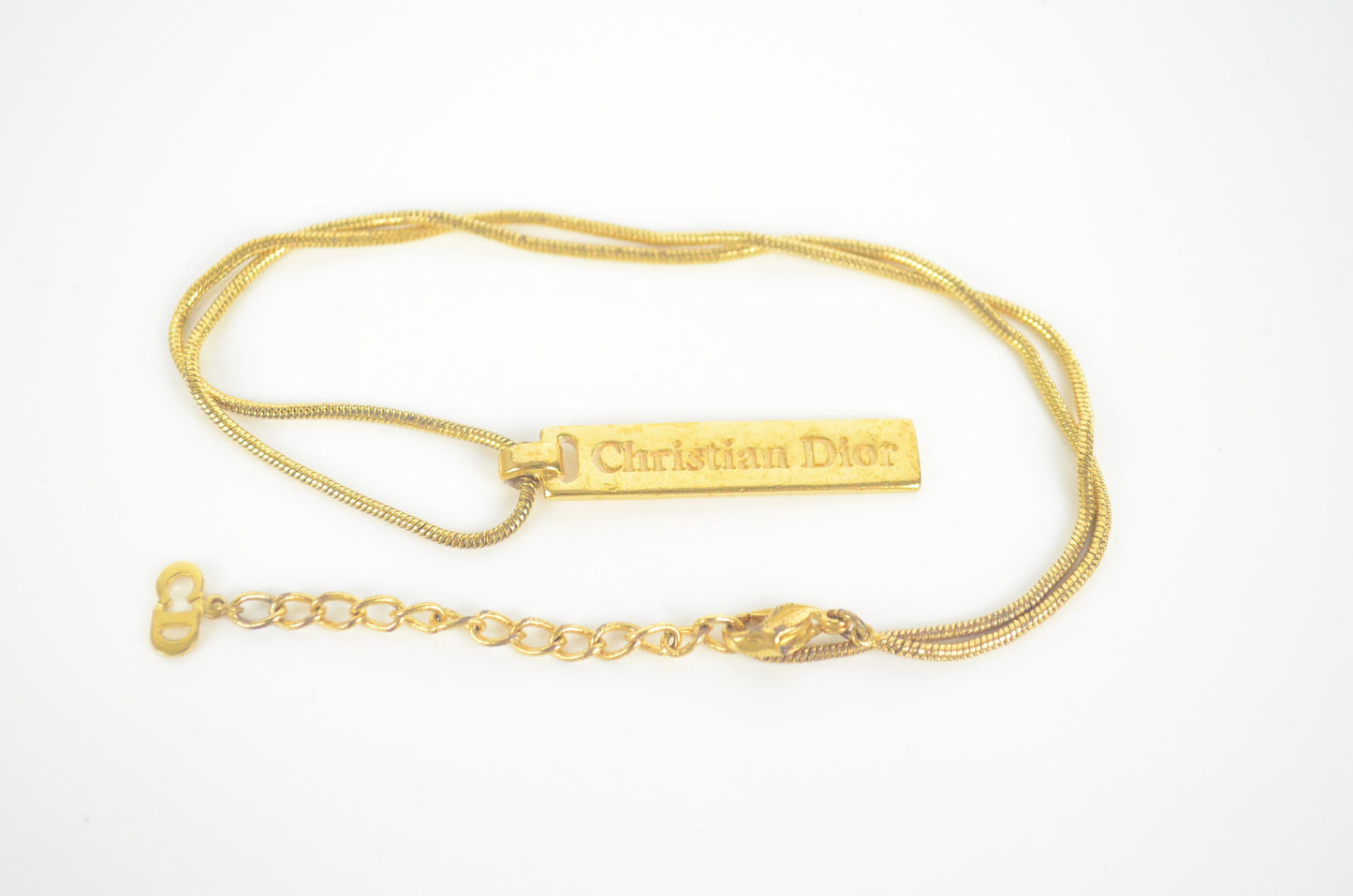 Christian Dior Anhänger und Kette