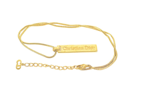 Christian Dior Anhänger und Kette
