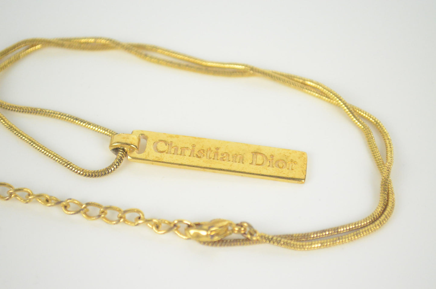 Christian Dior Anhänger und Kette