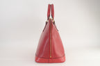 Louis Vuitton Alma PM Epi Leder Rot