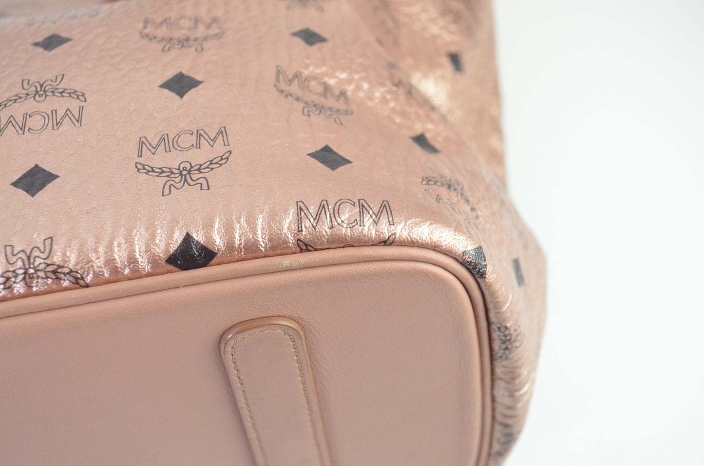 MCM Anya Shopper Roségold