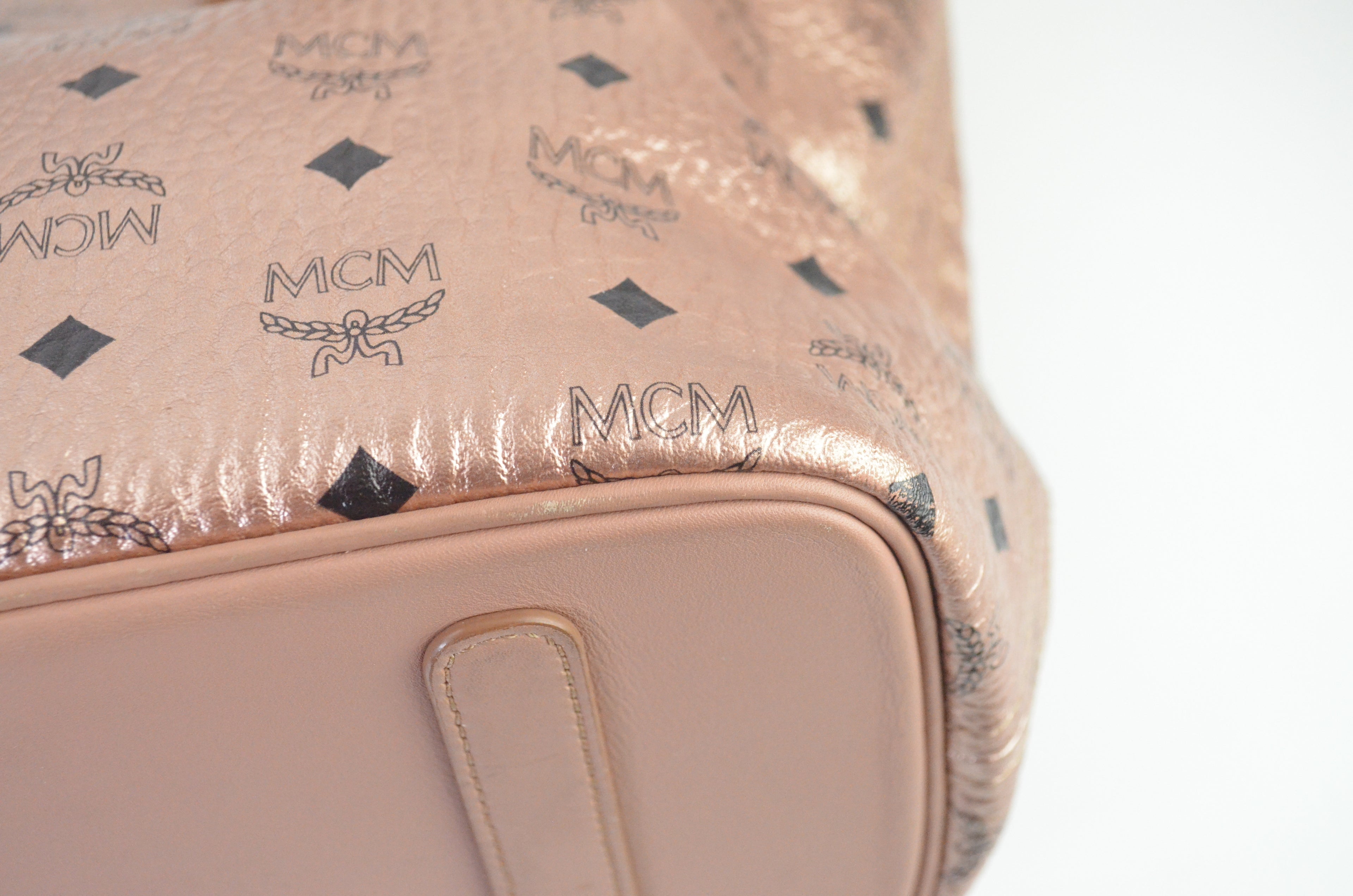 MCM Anya Shopper Roségold
