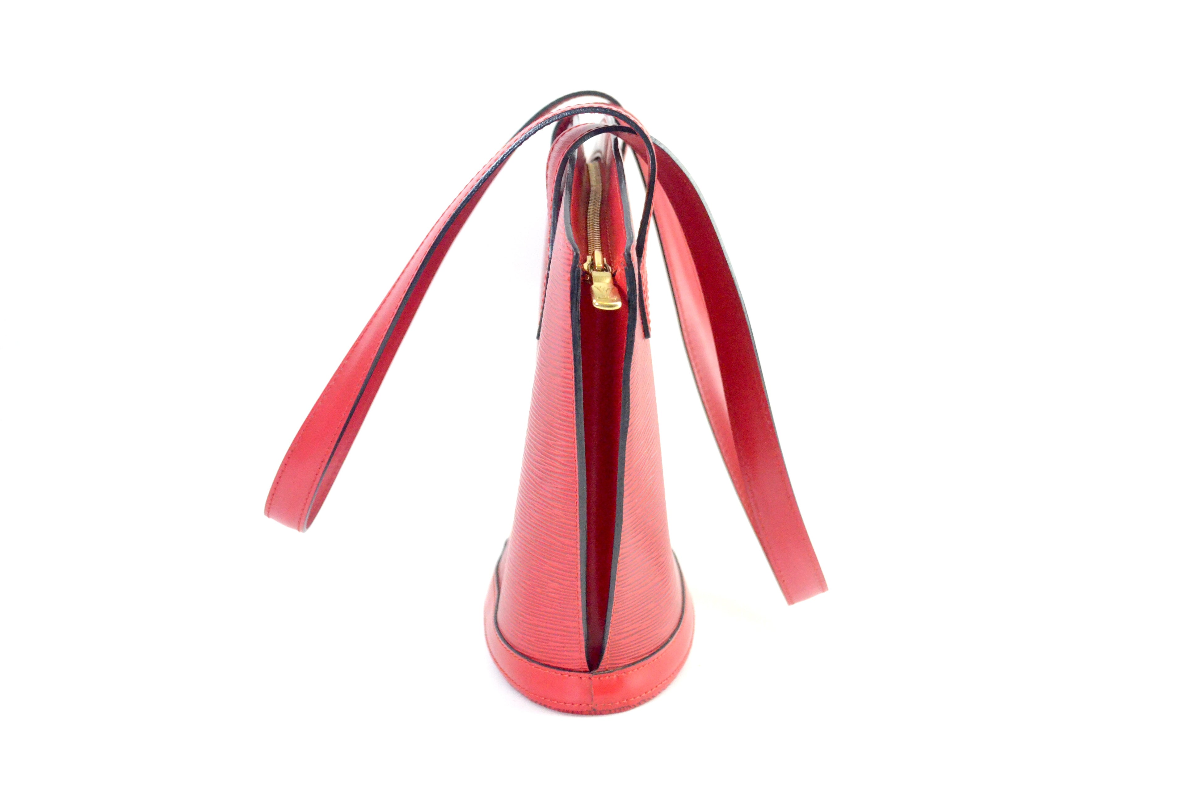 Louis Vuitton Saint Jacques Schultertasche Epi Leder Rot