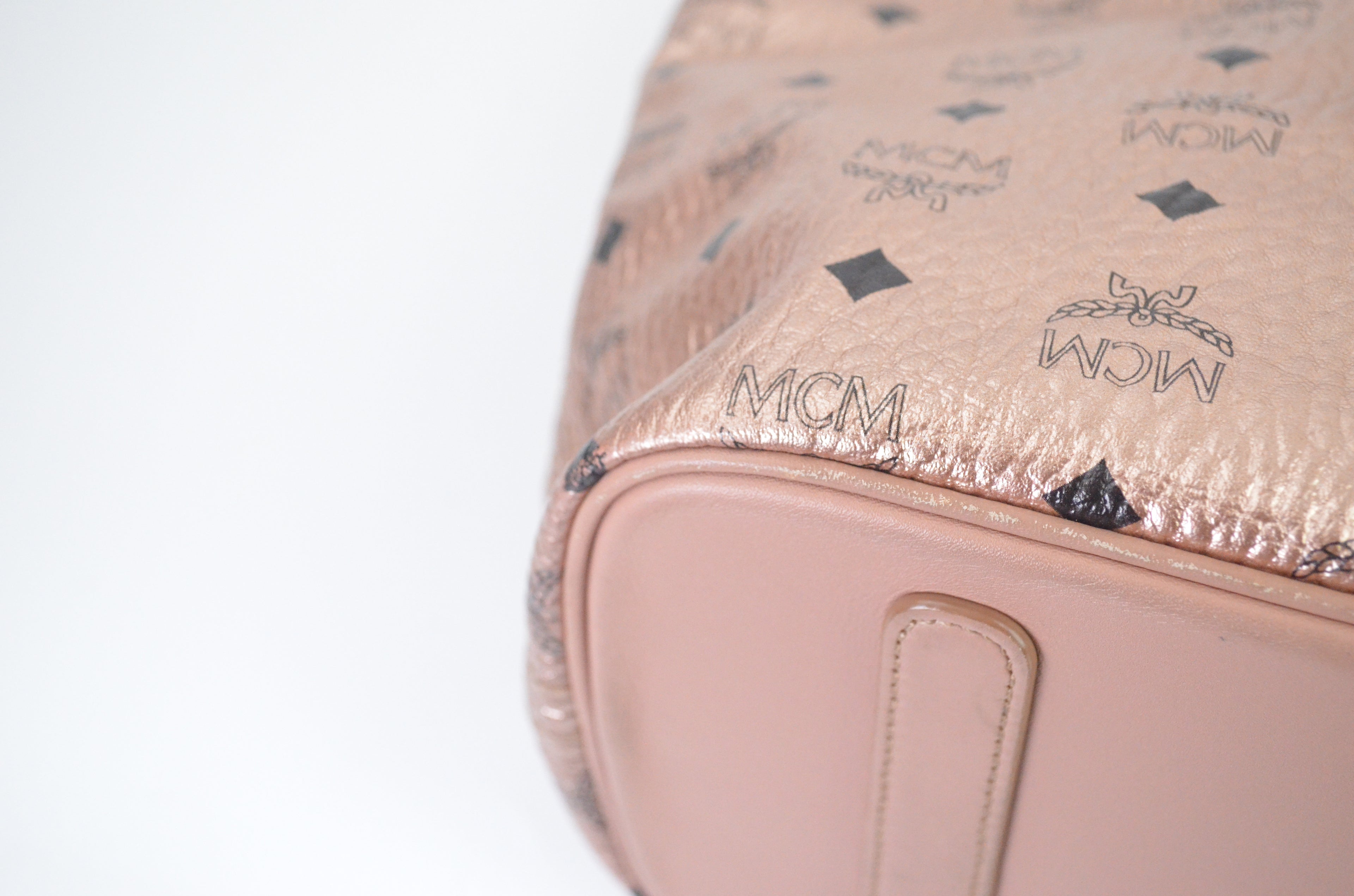 MCM Anya Shopper Roségold
