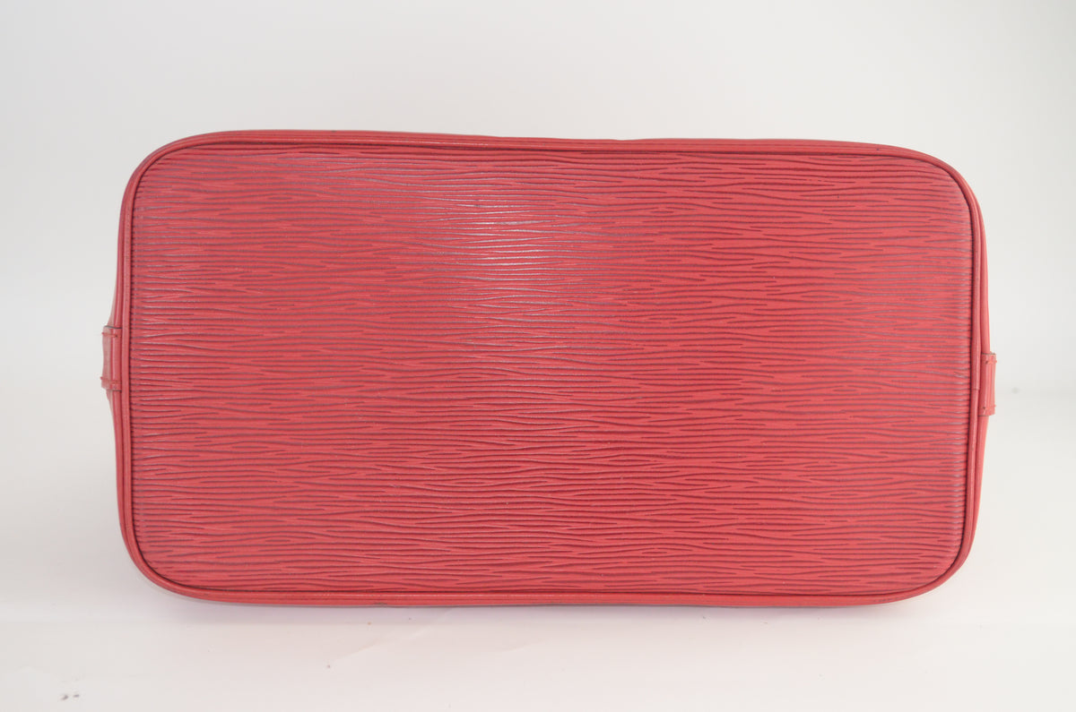 Louis Vuitton Alma PM Epi Leder Rot