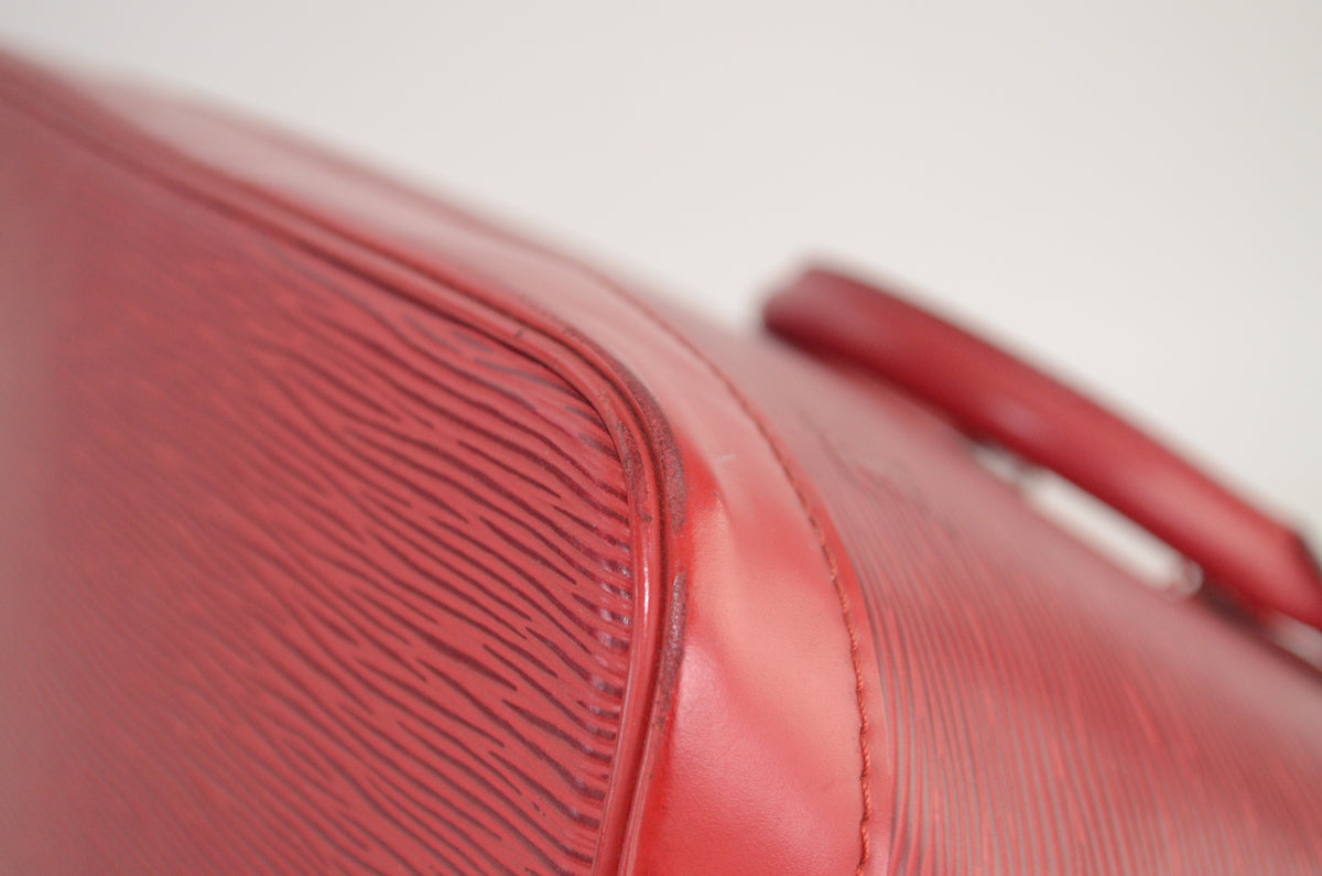 Louis Vuitton Alma PM Epi Leder Rot