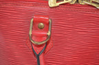 Louis Vuitton Alma PM Epi Leder Rot