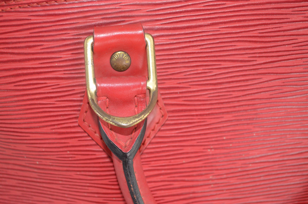 Louis Vuitton Alma PM Epi Leder Rot