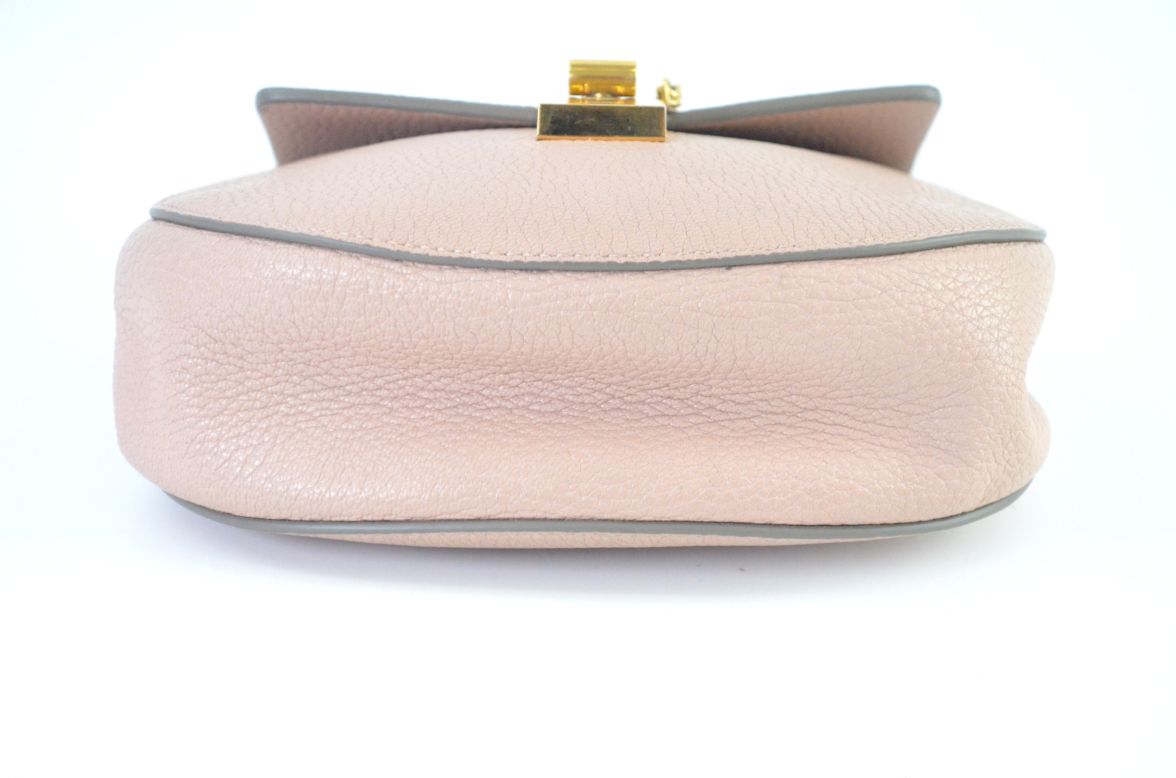 Chloé Drew Mini Umhängetasche Leder Rosa
