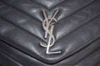 Saint Laurent Lou Lou Puffer Lammleder Schwarz