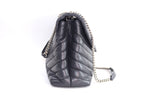 Saint Laurent Lou Lou Puffer Lammleder Schwarz