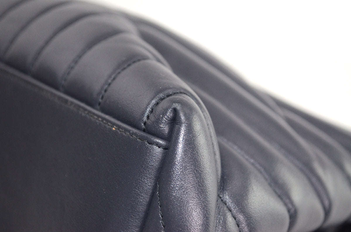 Saint Laurent Lou Lou Puffer Lammleder Schwarz