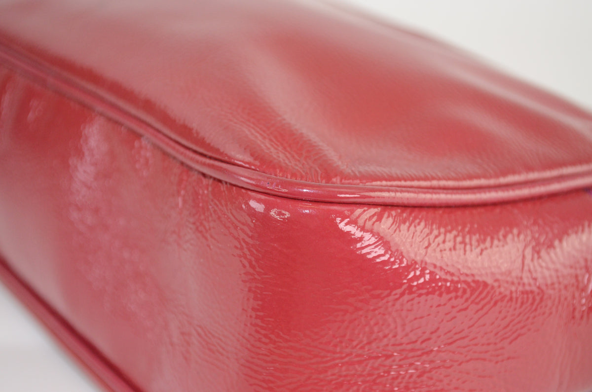 Gucci Soho Disco Small Lackleder Rot