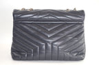 Saint Laurent Lou Lou Puffer Lammleder Schwarz