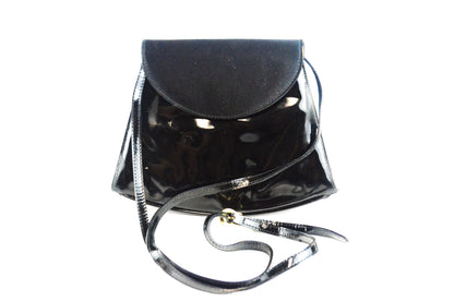 Salvatore Ferragamo Lackleder Umhängetasche