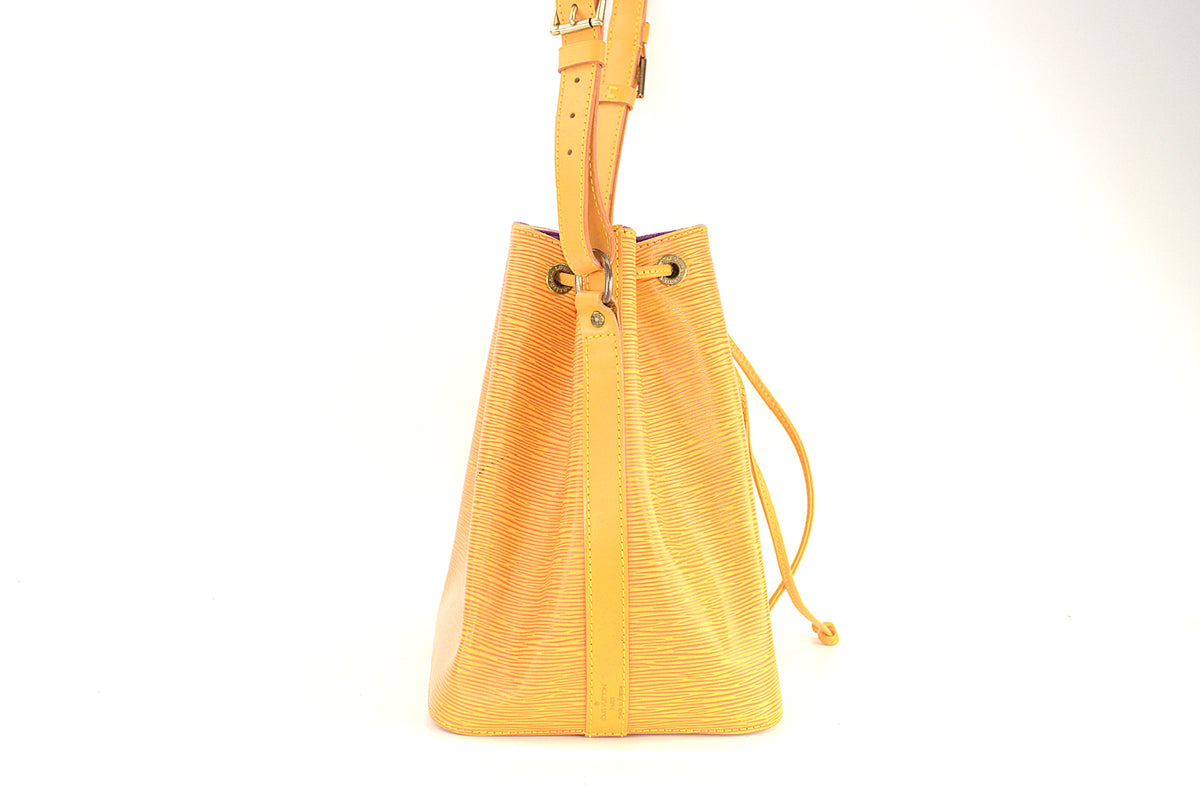 Louis Vuitton Petit Noé Epi Leder Gelb