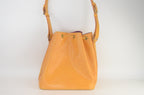 Louis Vuitton Petit Noé Epi Leder Gelb