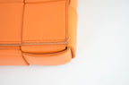 Bottega Veneta Intrecciato Camera Bag Umhängetasche Leder Orange
