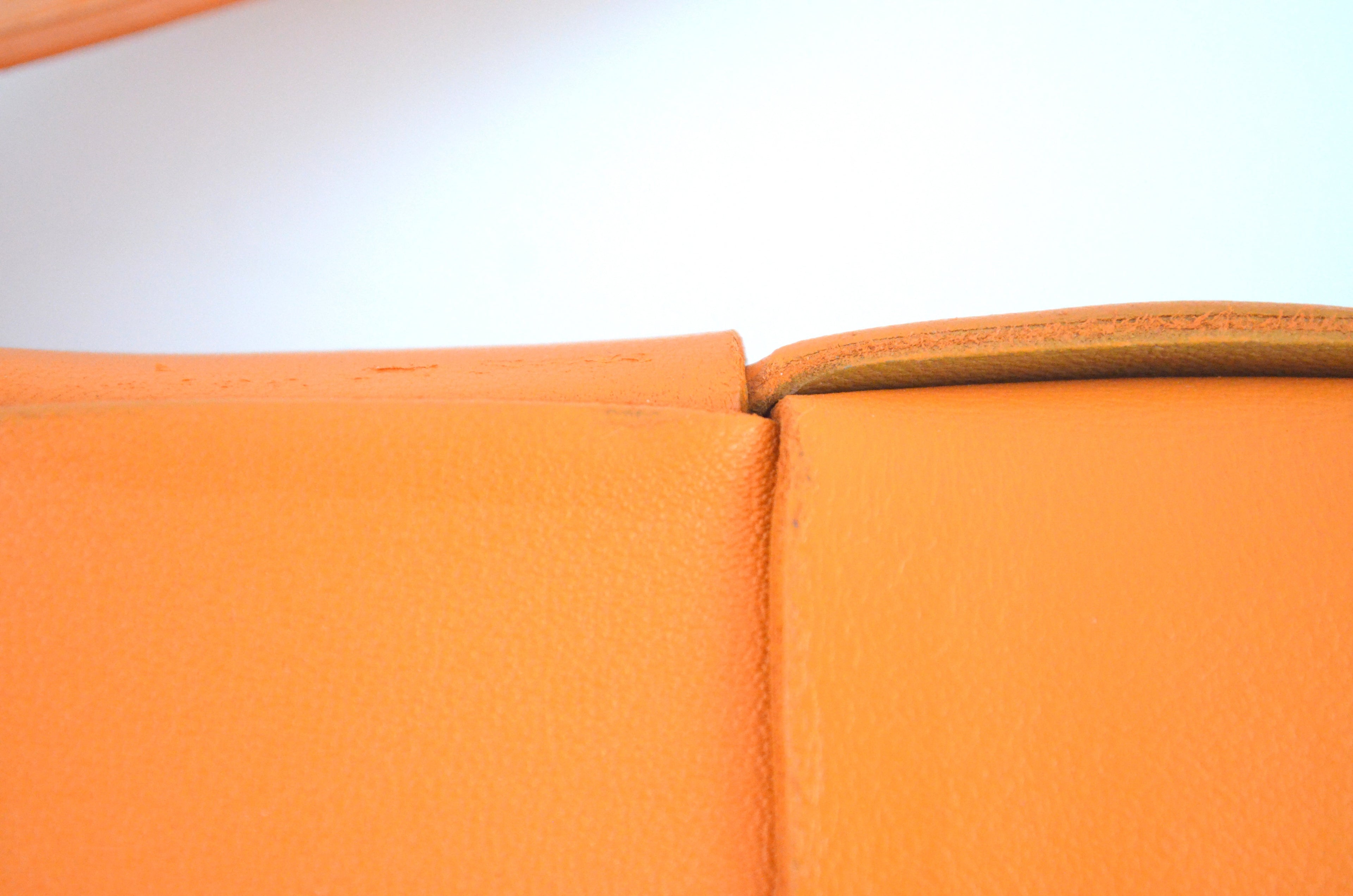 Bottega Veneta Intrecciato Camera Bag Umhängetasche Leder Orange