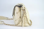 Valentino Garavani Rockstud Spike Shoulder Bag Light Ivory