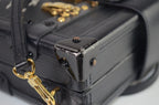 Louis Vuitton Petite Malle Epi Leder Schwarz 3 Crosses